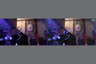 a thumdnail for published video. Amplified colors on fibre optics