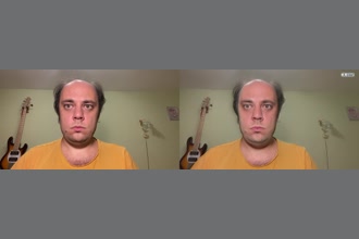a thumdnail for published video. My face while trying to sit still