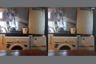a thumdnail for published video. A shot video showing motion amplification of my air con unit and washing machine.