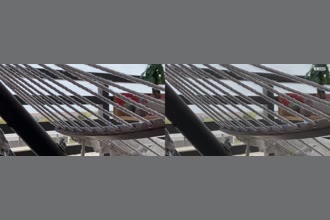 a thumdnail for published video. Motion magnification on a swaying hammock in the wind.

Frequency range: 1.2 - 3.5 Hz
Amplification: 15