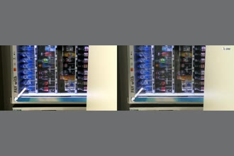 a thumdnail for published video. Matti Mitropoulos 01702589
Dejan Fernandes
Erica Ling
Vending machine vibrating as it is cooled, CAGB BOSS Space
2-10Hz maginfied x50
The machine shakes homogenesouly, no part of the machine shakes more than the rest.