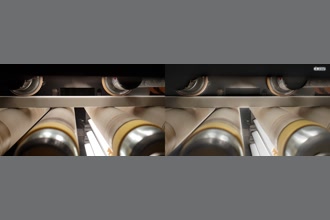 a thumdnail for published video. Encoder steadiness test, slow motion, amplified