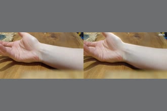 a thumdnail for published video. hand