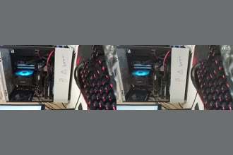 a thumdnail for published video. Vibration of my desktop