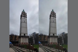 a thumdnail for published video. Queen's tower