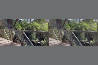 a thumdnail for published video. Natural frequency of steel truss pedestrian bridge