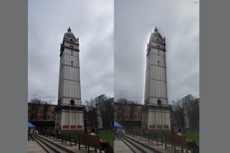 a thumdnail for published video. Queen's Tower in South Kensington