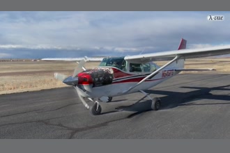a thumdnail for published video. ANALIZING THE EMPANAGE OF A CESSNA DURING A GROUND RUN