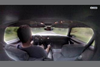 a thumdnail for published video. Accelerating in a turbocharged Iroc with 600 ft lbs of torque