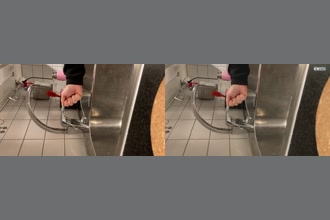 a thumdnail for published video. Stupid water tap test