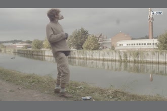 a thumdnail for published video. bird human movement