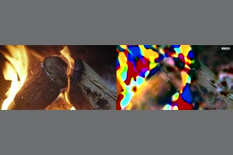 a thumdnail for published video. Camp Fire