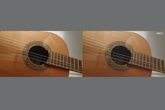 a thumdnail for published video. cool guitar