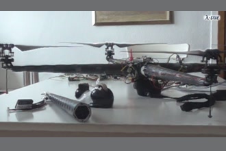 a thumdnail for published video. Searching for the mode shapes of this airframe