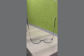 a thumdnail for published video. glasses damping