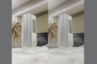 a thumdnail for published video. Looking to the vibrations produced by my fan while on but stationary.