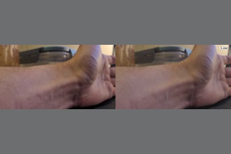 a thumdnail for published video. wrist bpm visible?