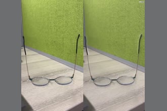 a thumdnail for published video. glasses damping